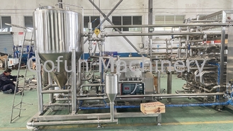 Sok / Produkty mleczne / Napoje / Syrop Tubularna sterylizacja maszyny 304 ze stali nierdzewnej