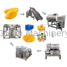SUS304 Maszyna do produkcji pasty mango Przetwarzanie pulpy mango z aseptyczną torbą